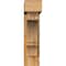 Ekena Millwork Balboa Block Rough Sawn Bracket w/ Offset Brace, Western Red Cedar, 6"W x 20"D x 24"H BKT0604X20X24BOA05RWR - alternate 4